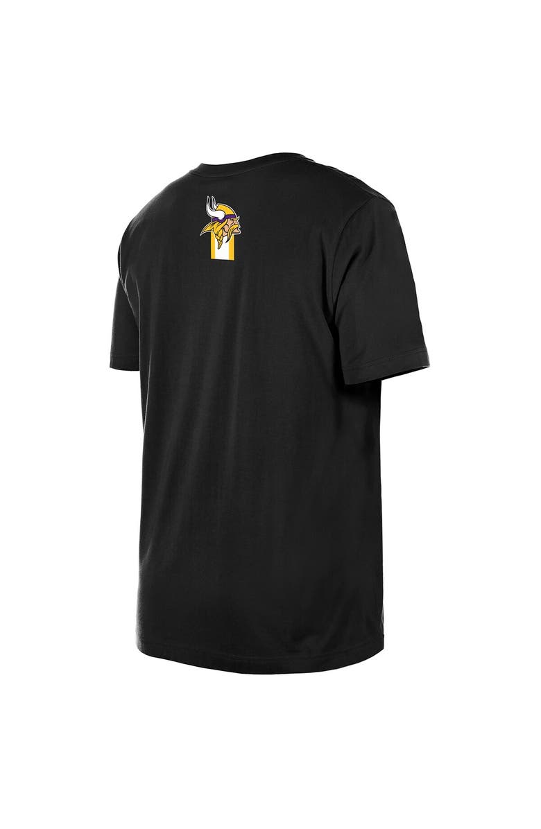 New Era Men's New Era  Black Minnesota Vikings 3rd Down High Density Print T-Shirt, Alternate, color, Black