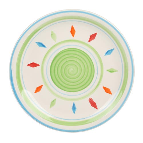 Gibson Home Heidy 12 Piece Hand Painted Durastone Dinnerware Set In Multi