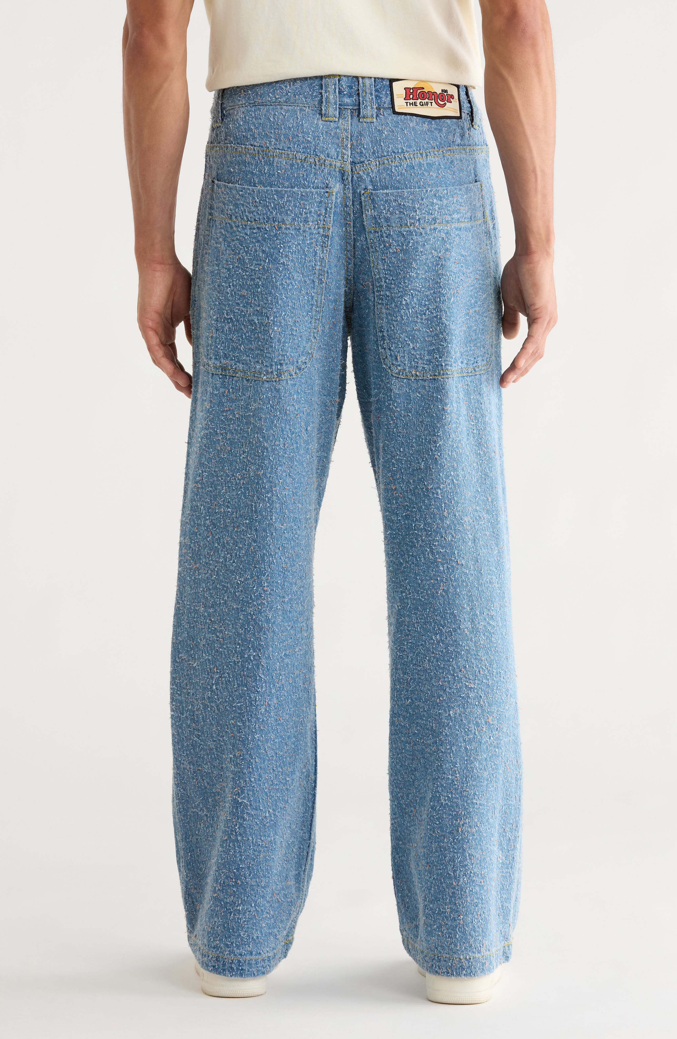 Washed Nep Yarn Jeans - image 2