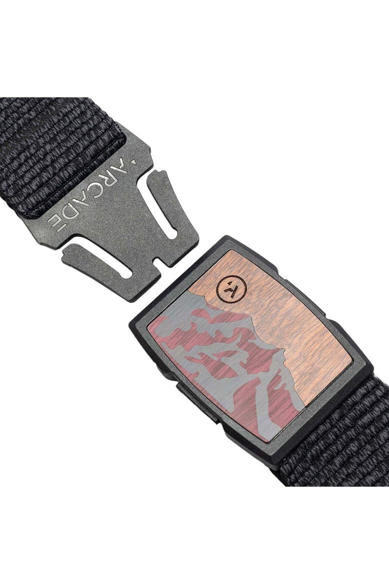 Woody Belt, Alternate, color, Heather Limo