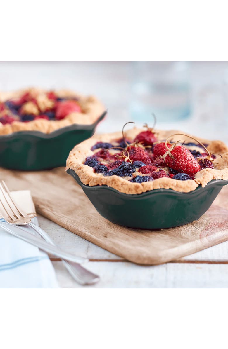 Emile Henry Mini Pie Dish, Set of 2, Alternate, color, Evergreen