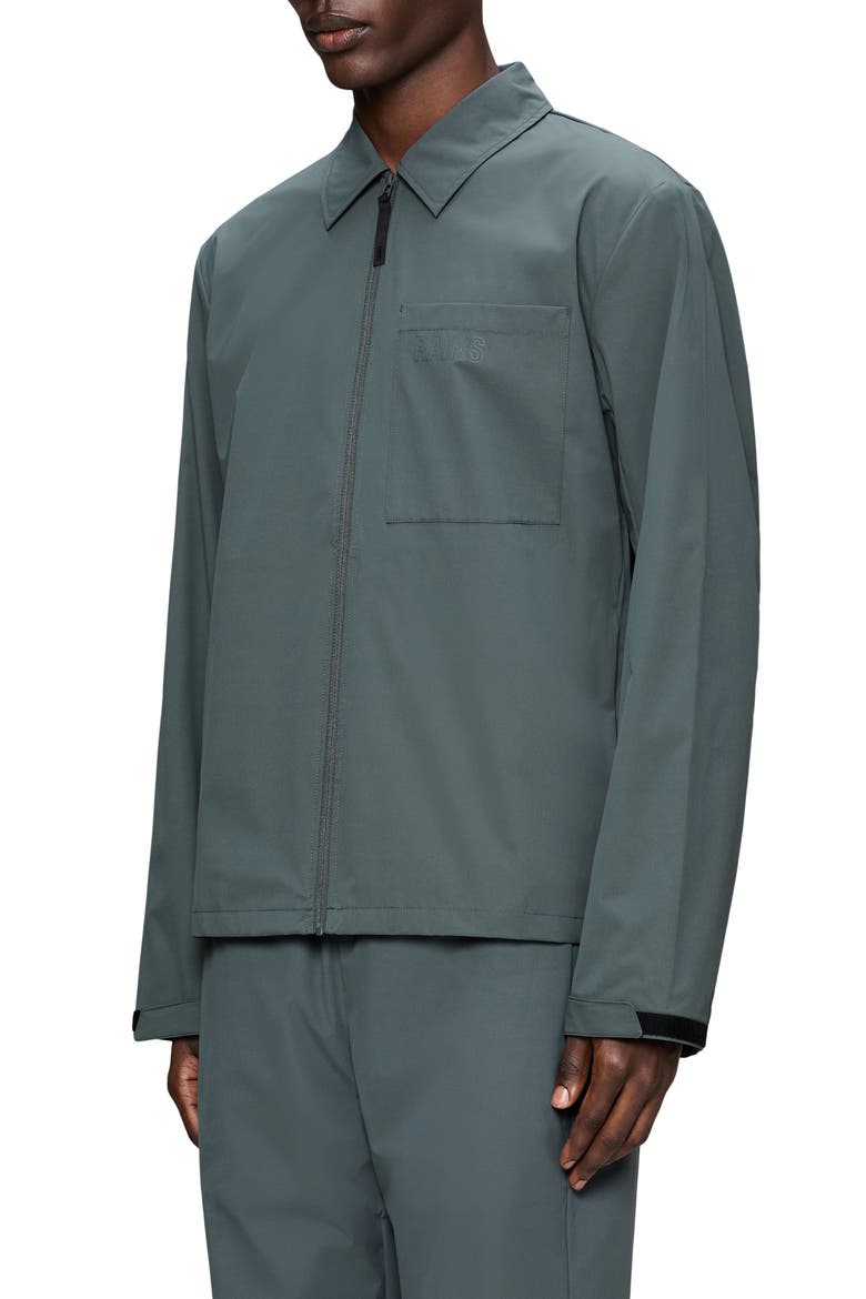 Mito Water Repellent Overshirt, Alternate, color, DARK GREY