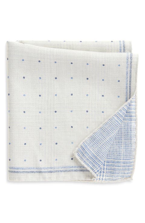 Gillis Reversible Silk Pocket Square