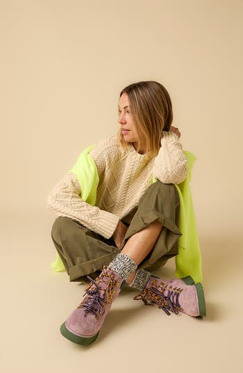 Tyler Lace-Up Lug Sole Boot