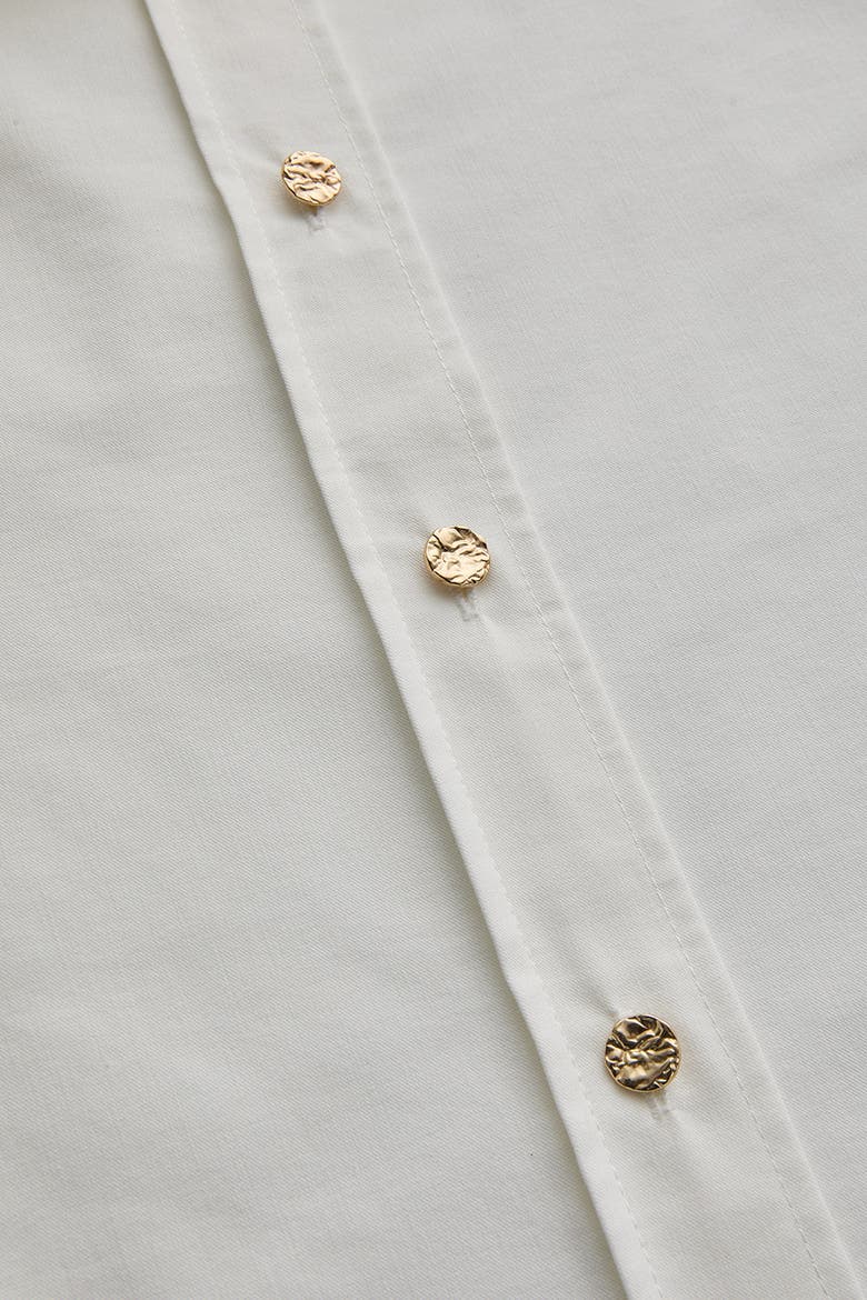 Jewel Cotton Shirt, Alternate, color, ECRU