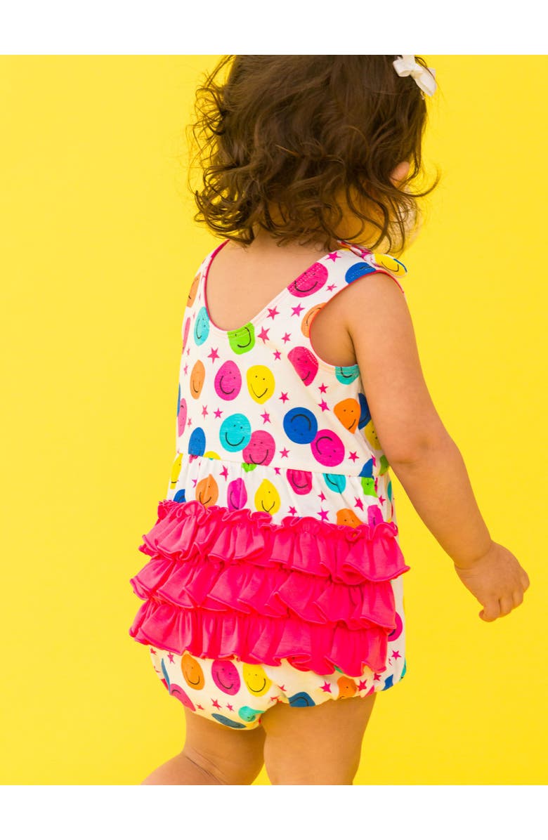 RuffleButts Baby/Toddler Knit Tie Shoulder Bubble Romper, Alternate, color,