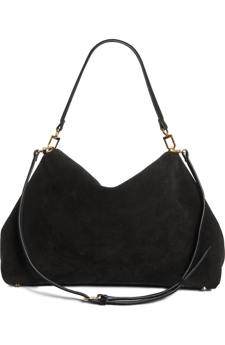 TOTEME T-Lock Satchel, Alternate, color, Black