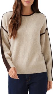 Karen Kane Colorblock Crewneck Sweater