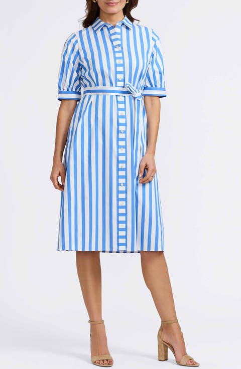 Esther Stripe Shirtdress