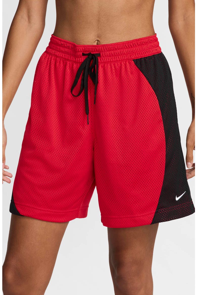 Essential Dri-FIT Mesh Basketball Shorts, Alternate, color, UNIVERSITY RED/ BLACK/ WHITE