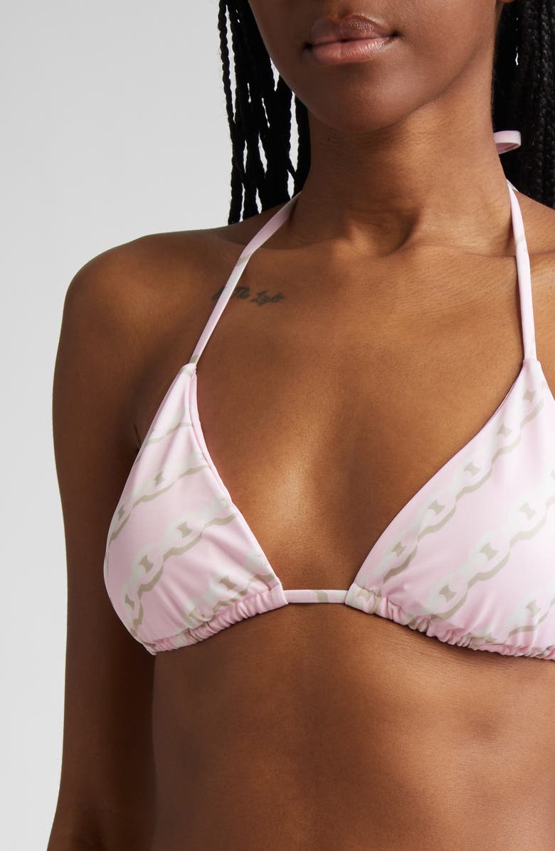 Versace Treasure Print Bikini Top, Alternate, color, 