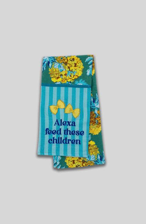 Alexa Feed the Children Dish Towel
