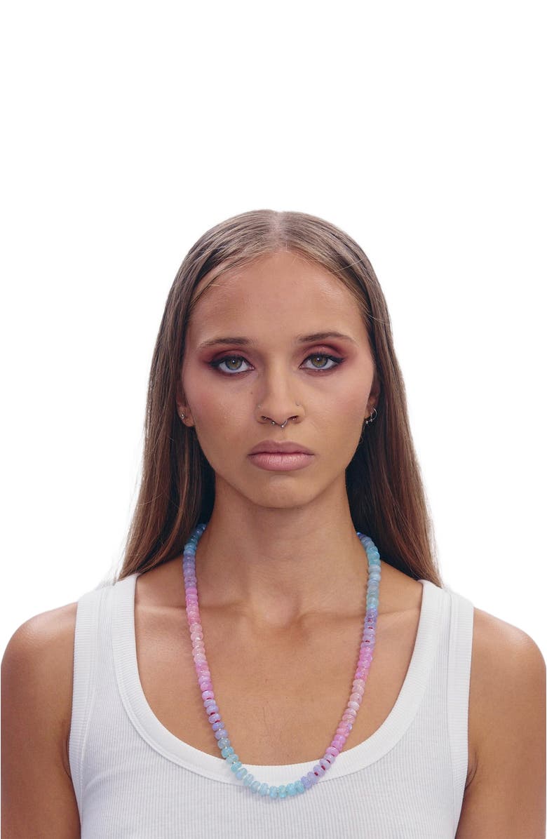 SHOP SPICY DAN Olive Gender Inclusive Moonstone Necklace, Alternate, color,