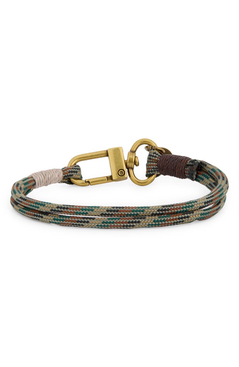 Caputo & Co. Men's Camo Paracord Bracelet, Main, color, Green Camo