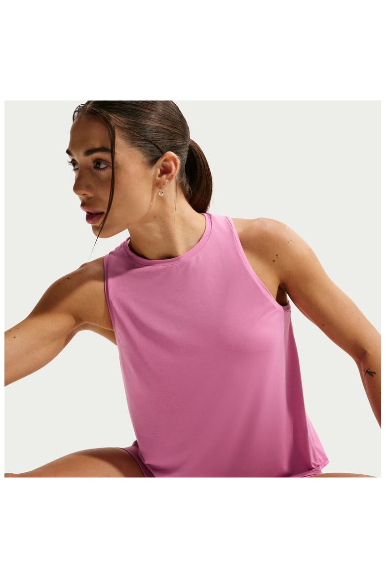 Zenvy Dri-FIT Tank Top, Alternate, color, PEONY/ WHITE