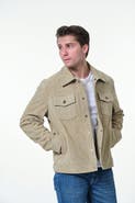 FURNIQ UK Enzo Suede Shirt Jacket