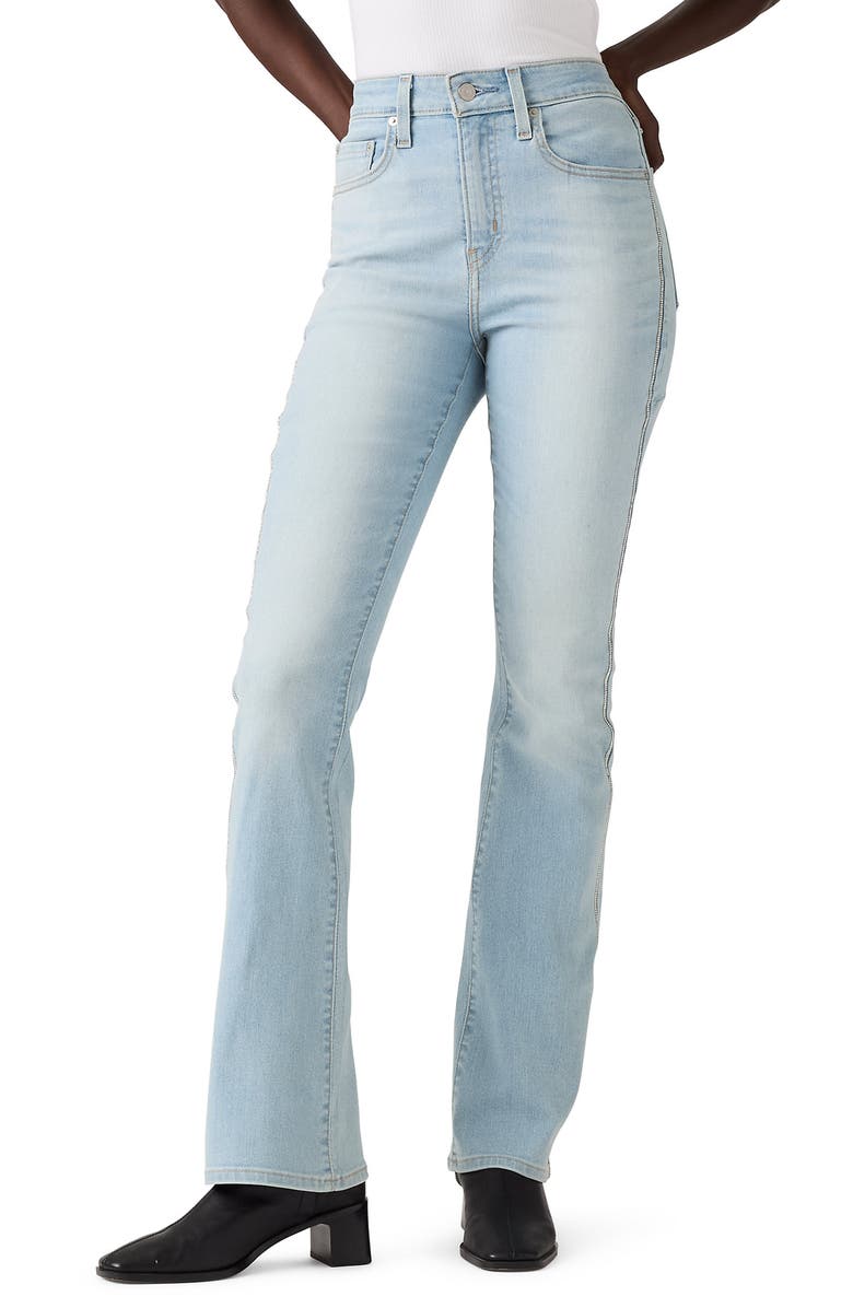 Levi's 725<sup>™</sup> High Waist Bootcut Jeans, Main, color, Sparkle On Stripe