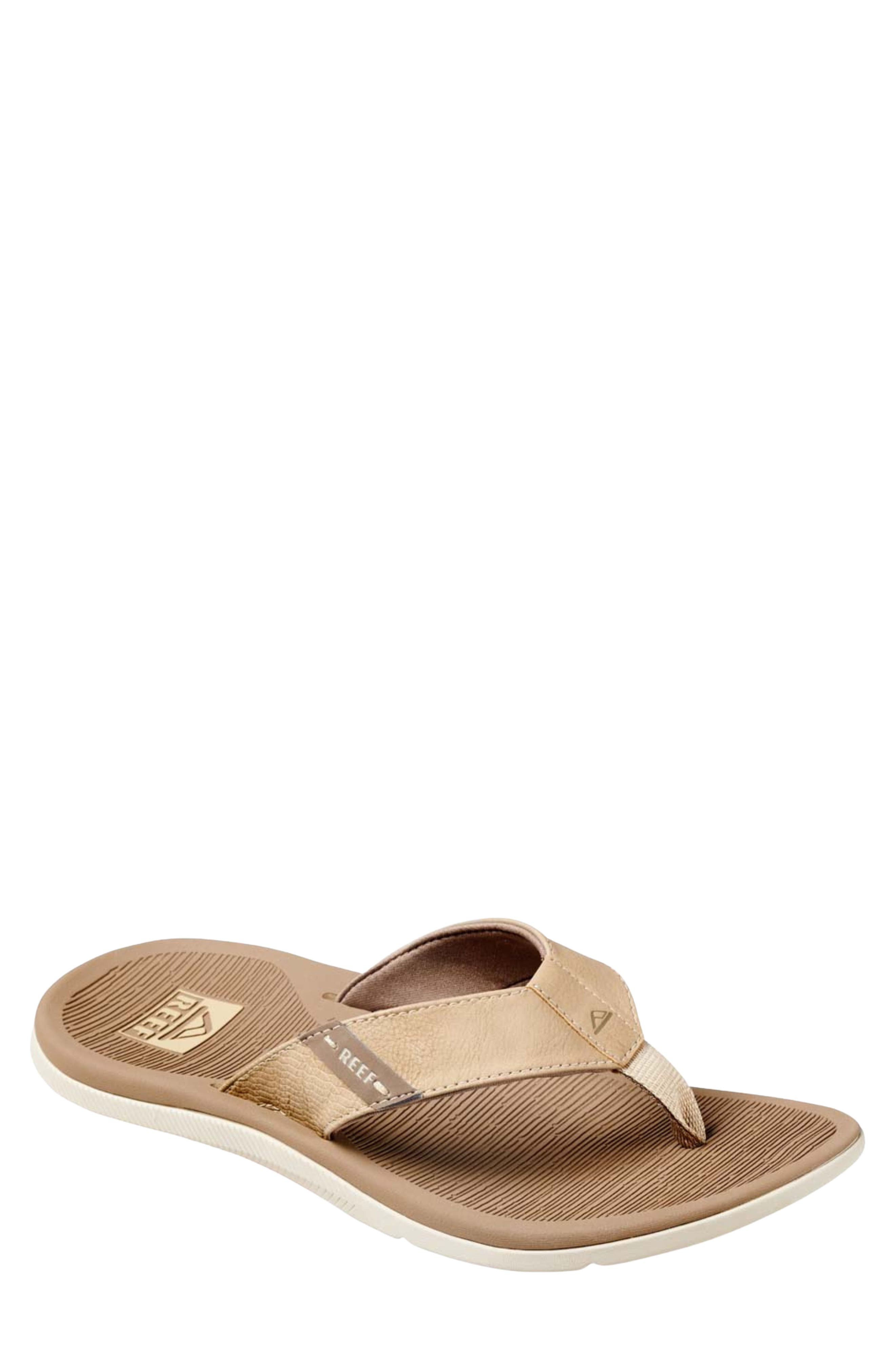 Santa Ana Flip Flop, Main, color, TAN