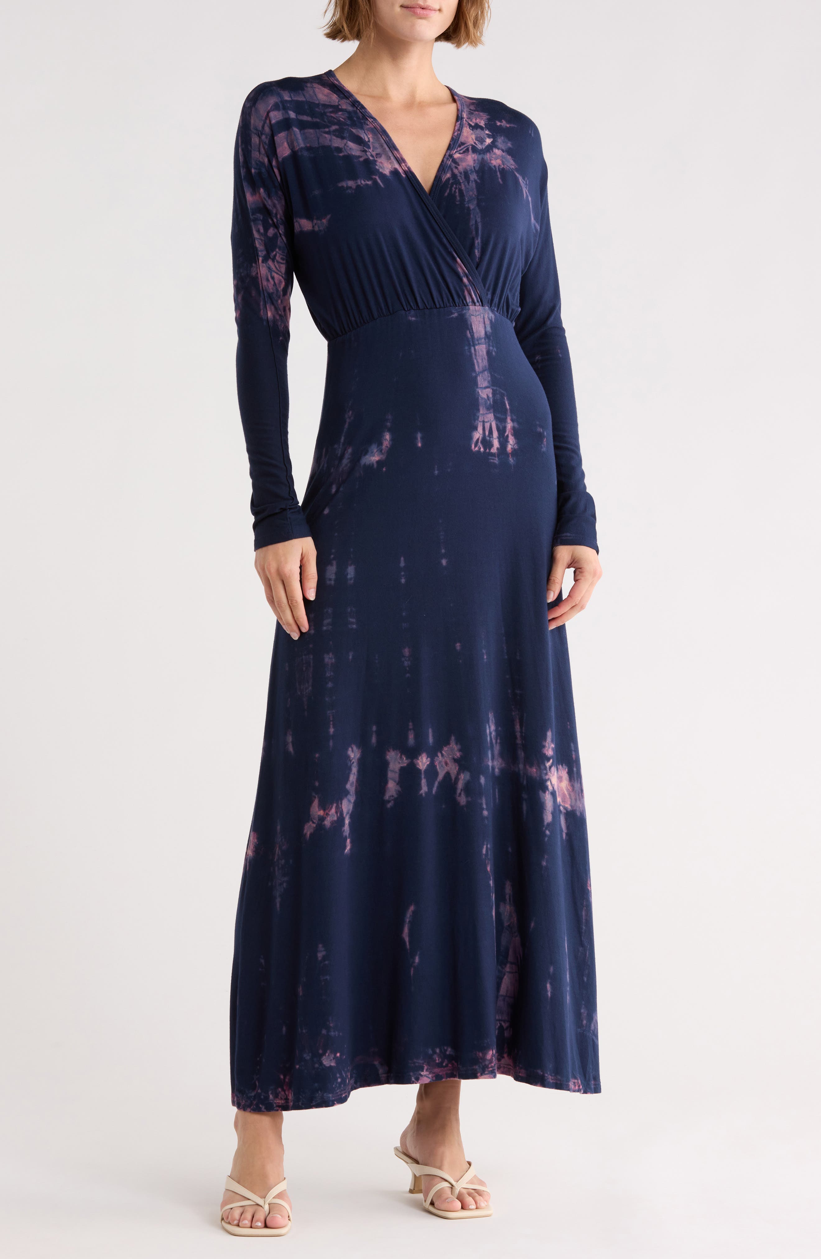 GO COUTURE Long Sleeve Maxi Dress