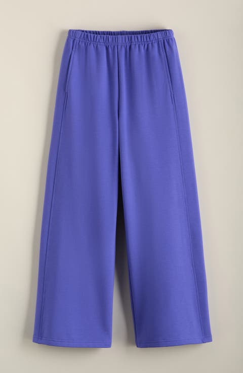 Kids' Icon Wide Leg Fleece Pants