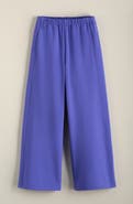 Zella Girl Kids' Icon Wide Leg Fleece Pants