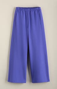 Zella Girl Kids' Icon Wide Leg Fleece Pants
