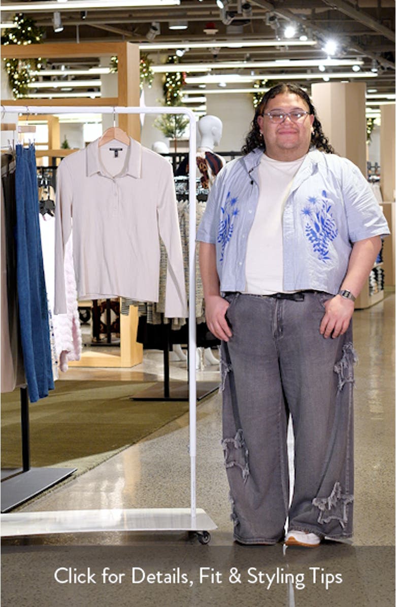 Slim Textured Henley, sales video thumbnail