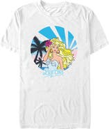Barbie Men's Retro Tropical Portrait T-Shirt