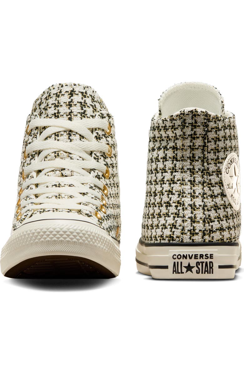 Converse Chuck Taylor<sup>®</sup> All Star<sup>®</sup> Houndstooth High Top Sneaker, Alternate, color,