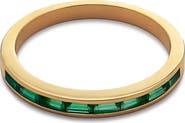 Monica Vinader Mini Baguette Half Eternity Ring