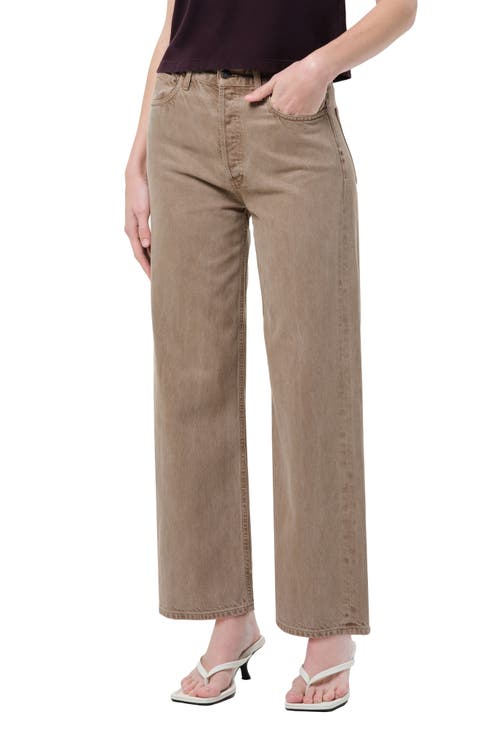 Ren Flyweight High Waist Ankle Wide Leg Jeans (Trail)