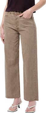 AGOLDE Ren Flyweight High Waist Ankle Wide Leg Jeans