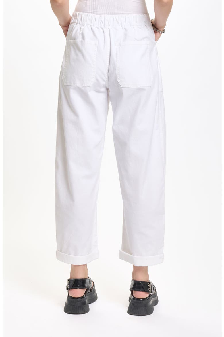 Villa Embroidered Cuffed Drawstring Pants, Alternate, color, LAMB