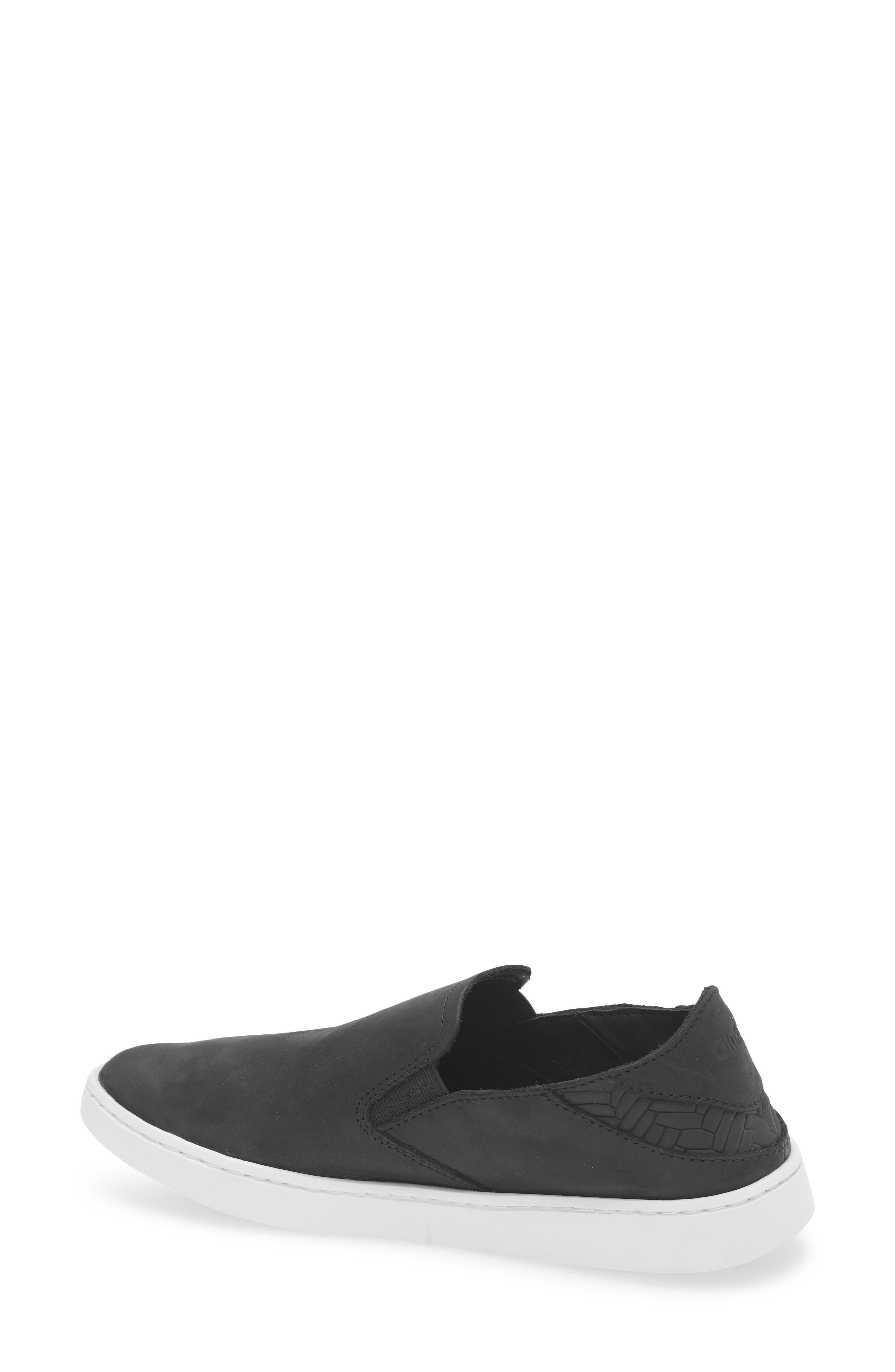 OluKai Pehuea Slip-On Sneaker, Alternate, color, Onyx / Onyx