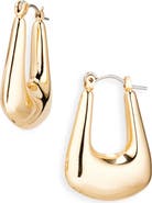 Cara Square Hoop Earrings