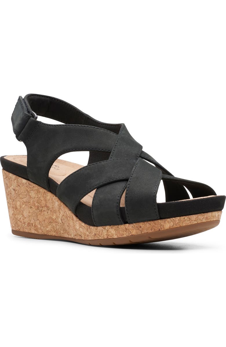 Clarks<sup>®</sup> Un Capri Step Platform Wedge Sandal, Main, color,