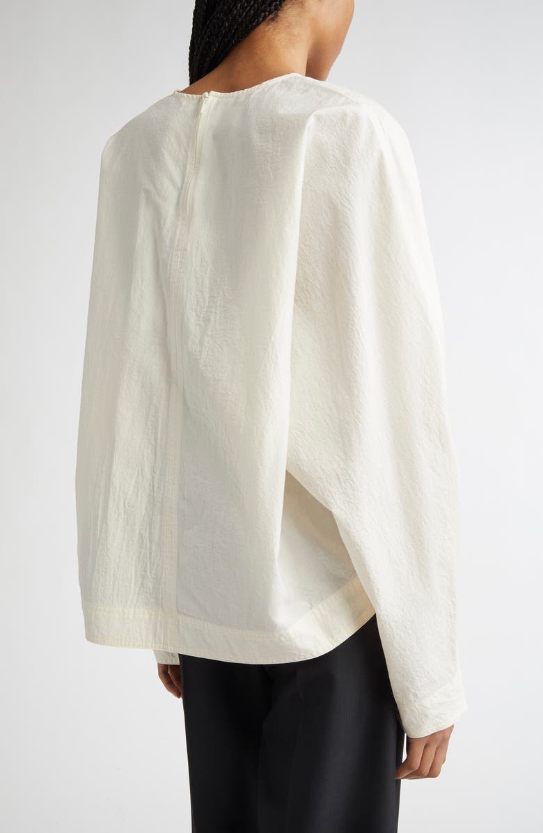 TOTEME Balloon Sleeve Top, Alternate, color, Off White