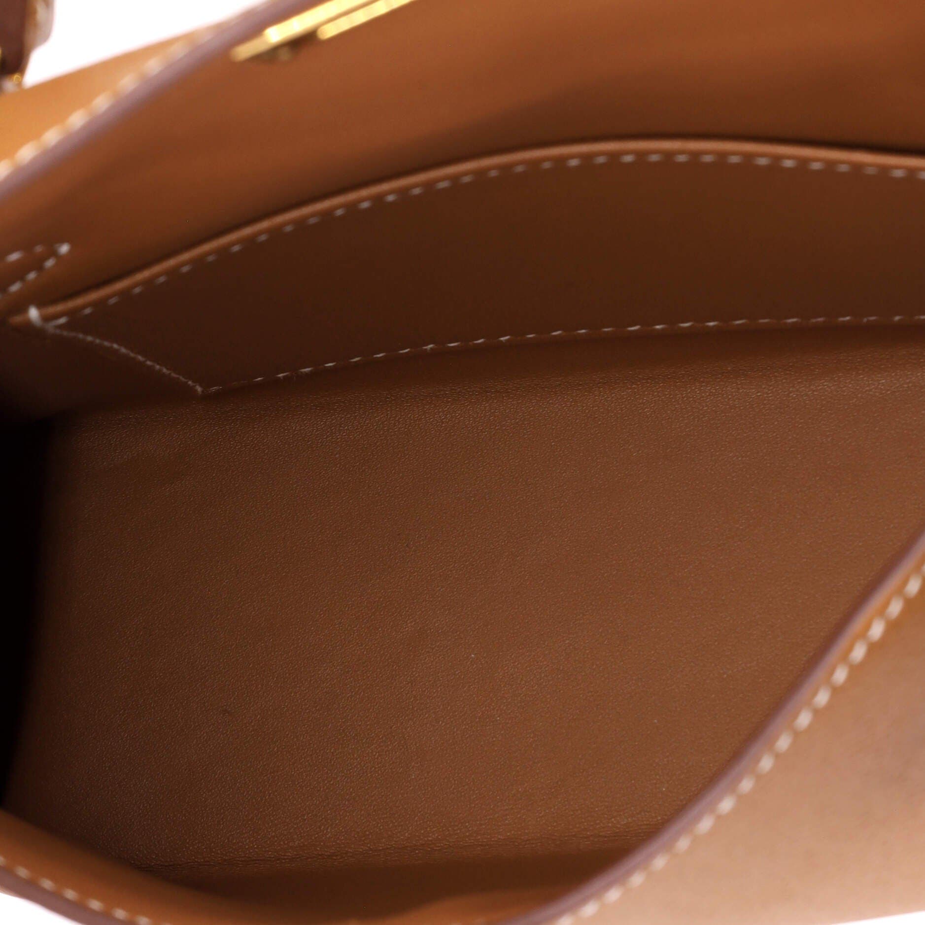 Kelly Mini II Bag Brown Epsom with Gold Hardware 20, Alternate, color, Gold