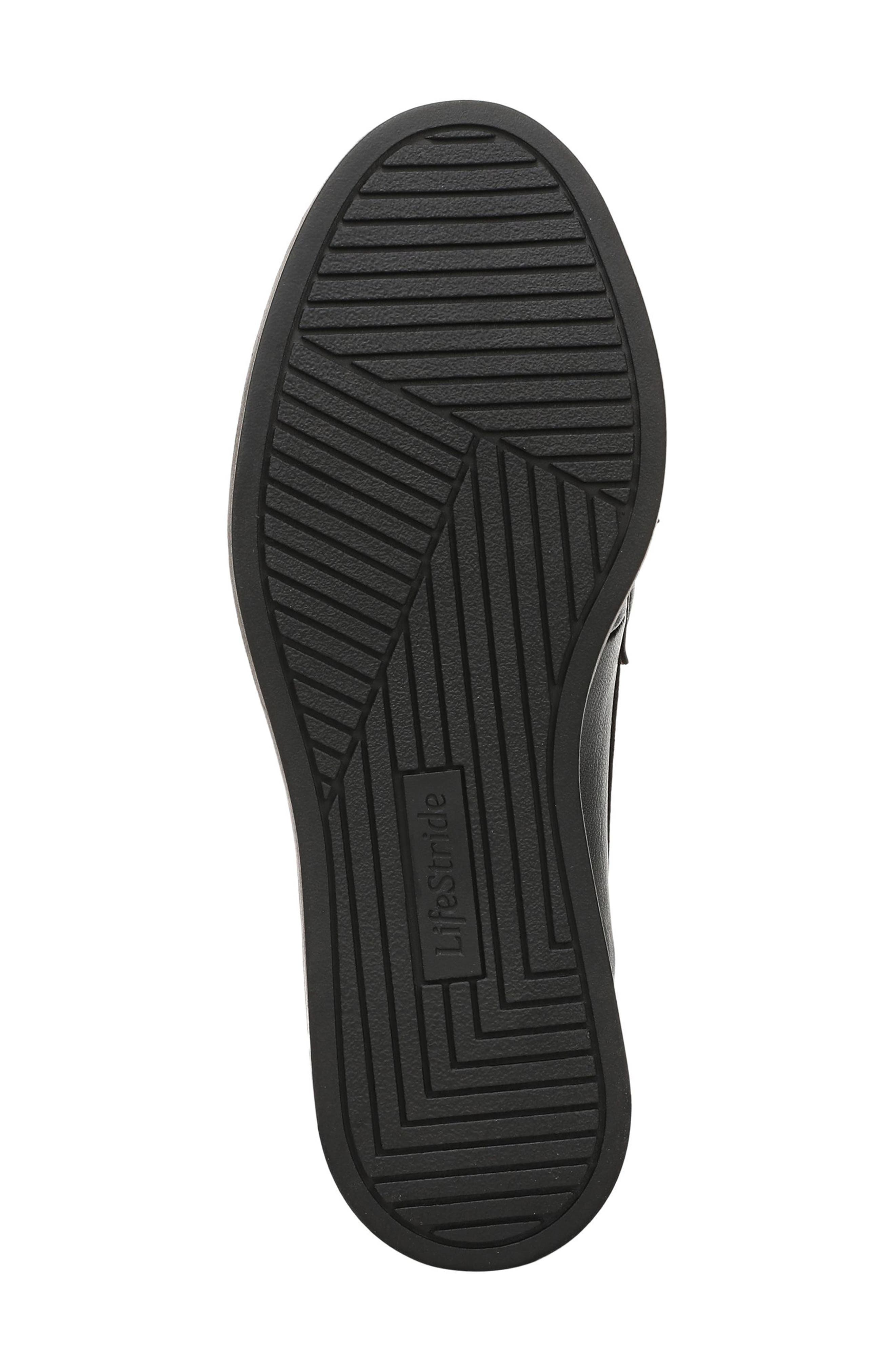 LifeStride Dolce Platform Wedge Bit Loafer, Alternate, color, Black