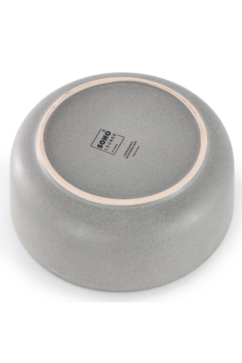 Bryant Park 2 Piece 6 Inch Stoneware Cereal Bowl Set, Alternate, color, Gray