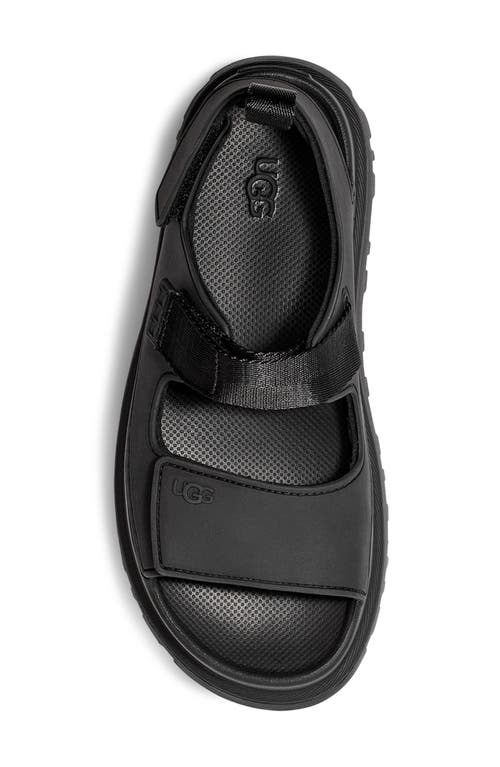 Ugg(r) Goldenglow Slingback Sandal In Black