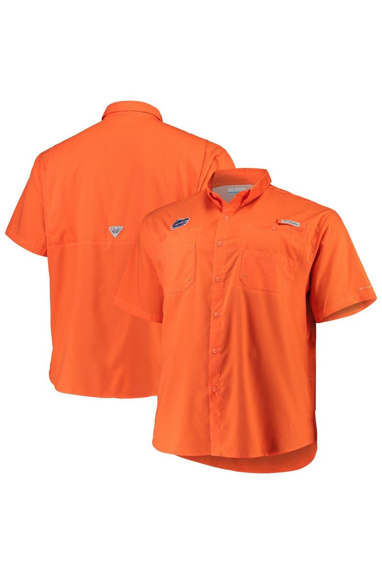 Men's Columbia Orange Florida Gators Big & Tall Collegiate Tamiami Button-Down Shirt, Alternate, color, Orange