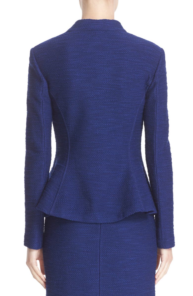 St. John Collection Catalina Double Breasted Knit Jacket, Alternate, color, 