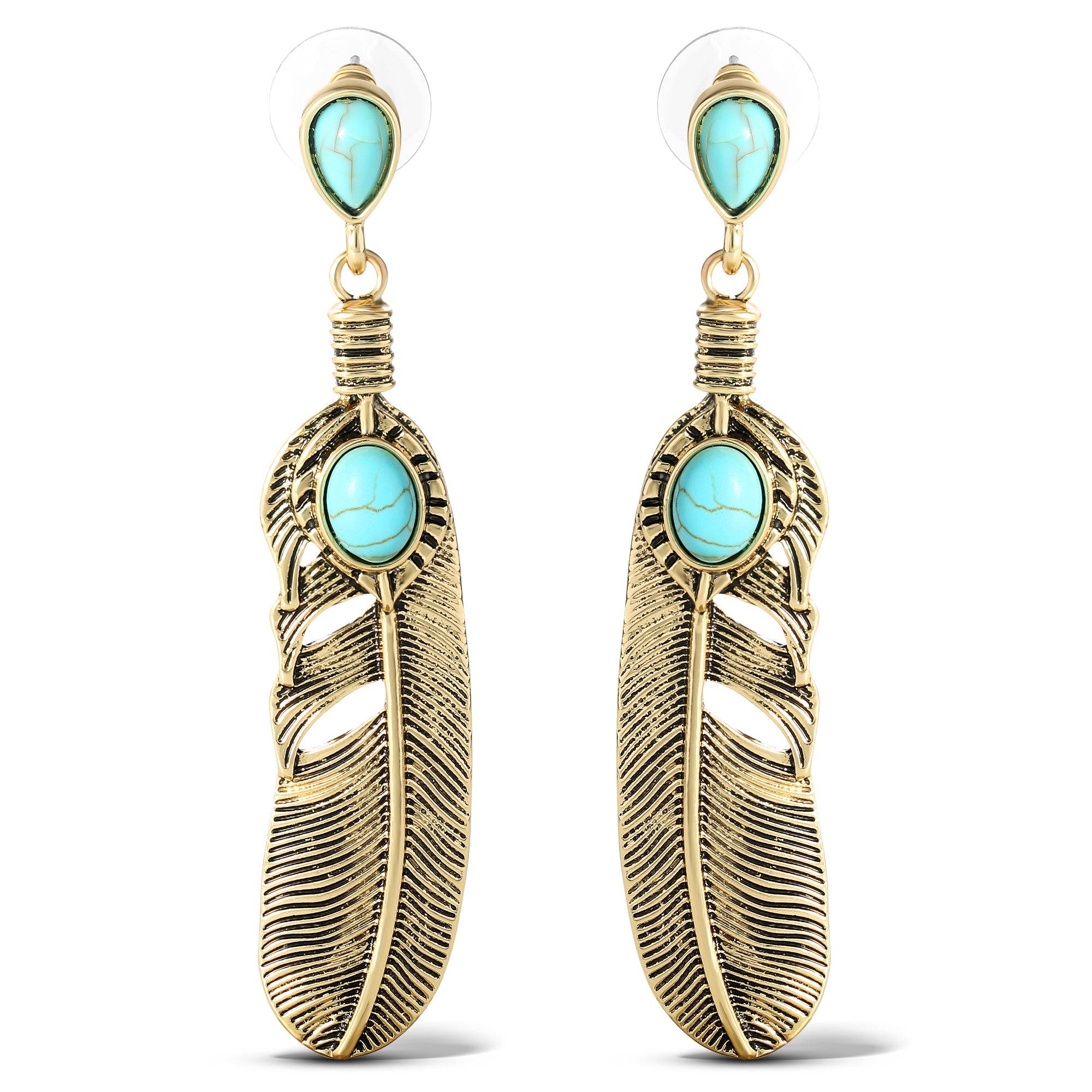 selected Gold, turquoise