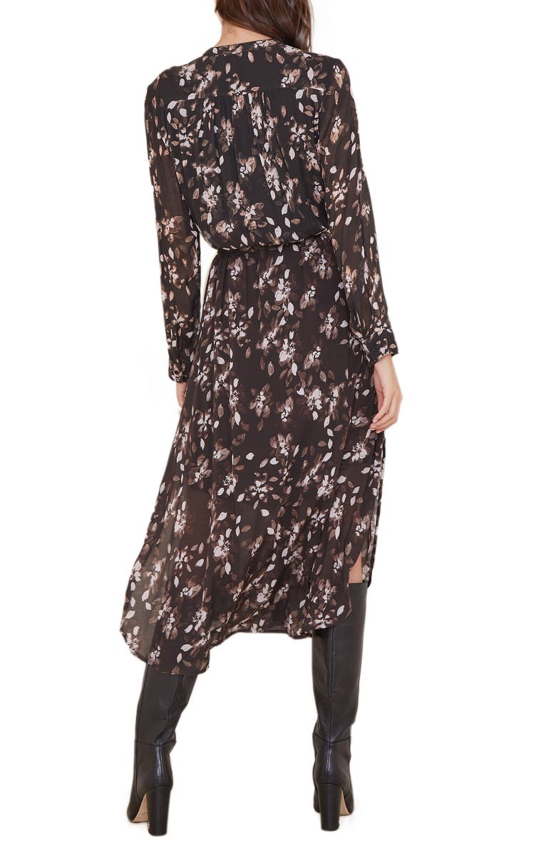 Bella Dahl Flowy Hem Long Sleeve Maxi Dress, Alternate, color, 