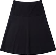 Touche Eclat Maternity Stretch Ponte Flared Waistband Skirt