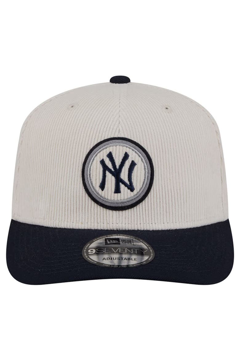 Men's New Era  Cream New York Yankees Loyal 9SEVENTY Adjustable Hat, Alternate, color, Cream