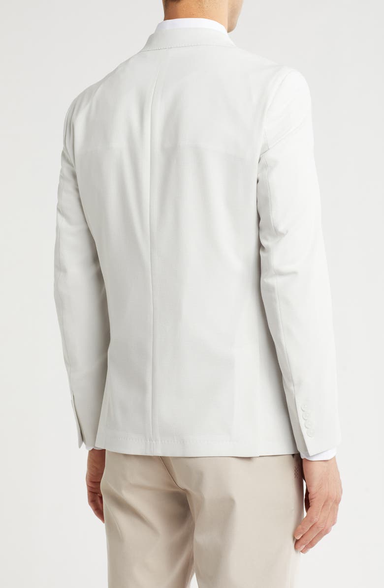Calvin Klein Solid Seersucker Stretch Sports Coat, Alternate, color, Cream