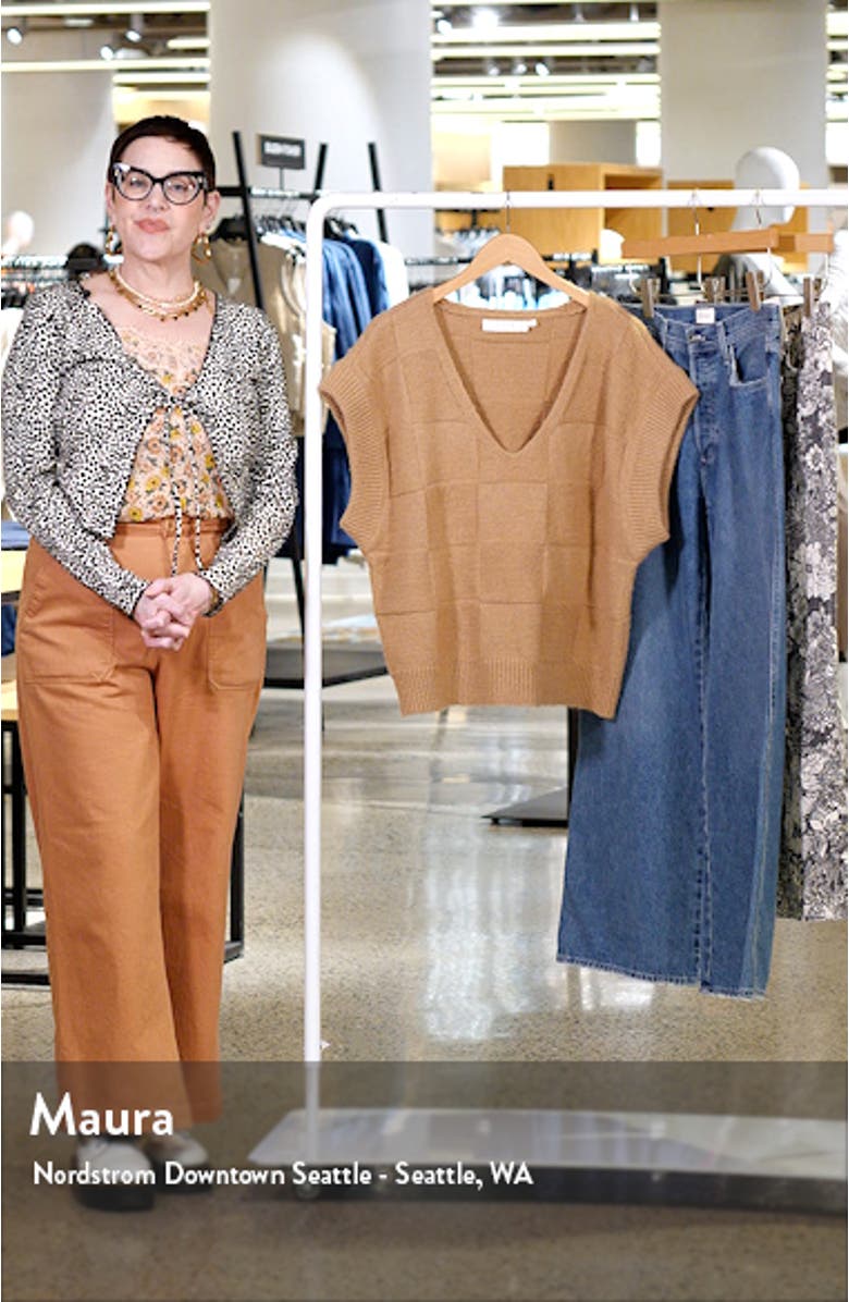 Checker Sweater Vest, sales video thumbnail