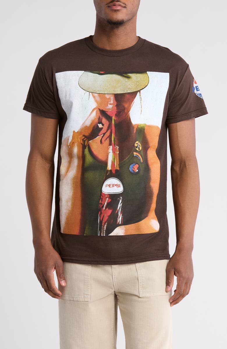 Philcos Vintage Pepsi Ad Cotton Graphic T-Shirt, Main, color, 
